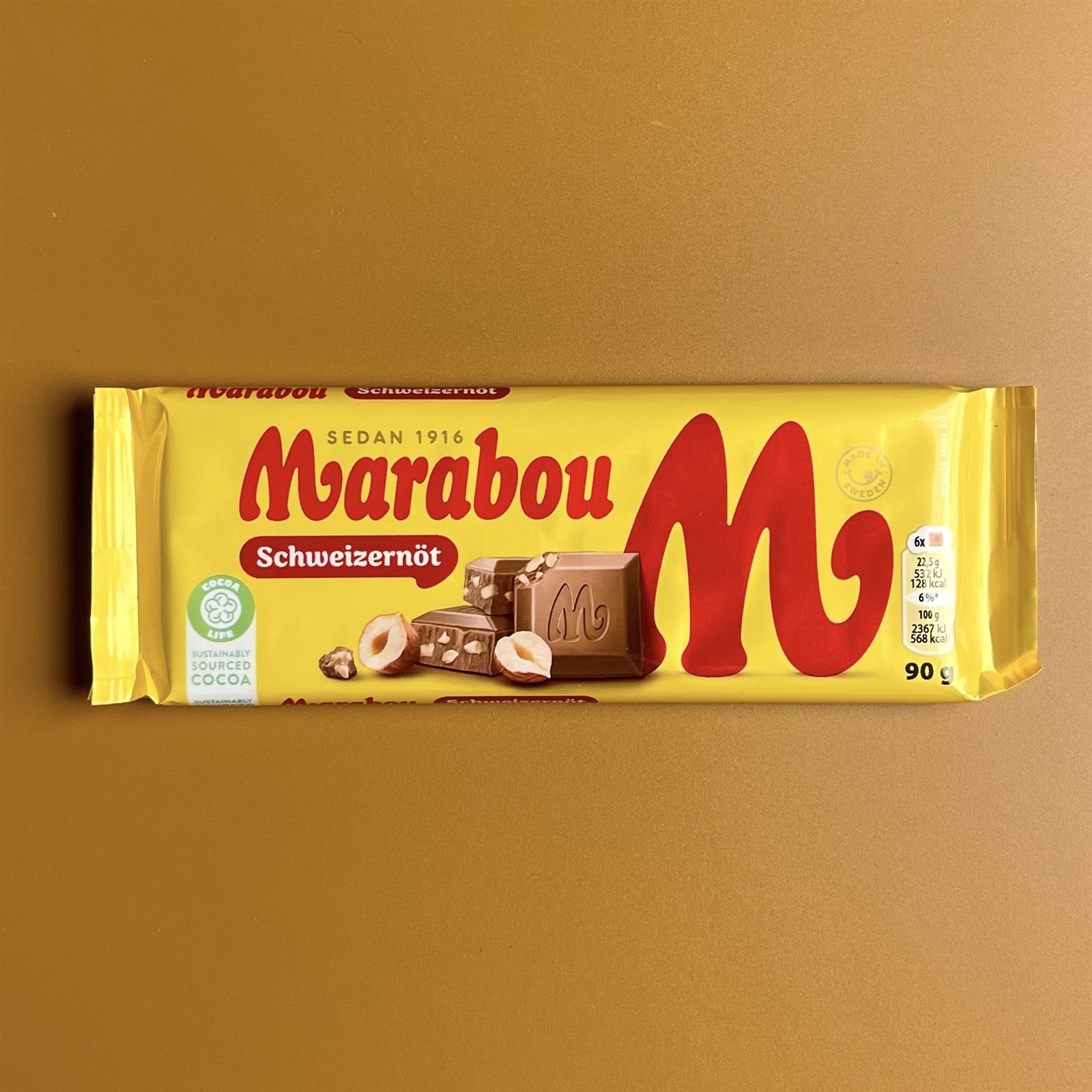 Marabou SchweizernÃ¶t 90g