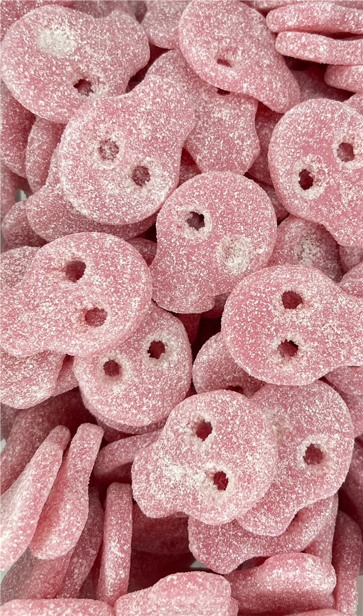 Pinky Sour Skull