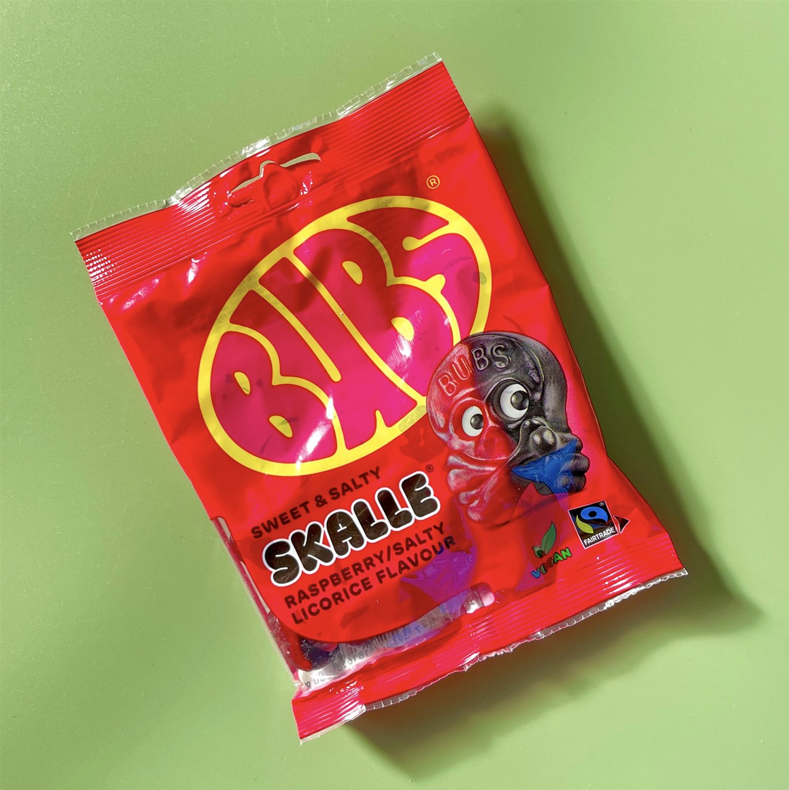 Skalle Raspberry/Salty Licorice Flavour- 90g