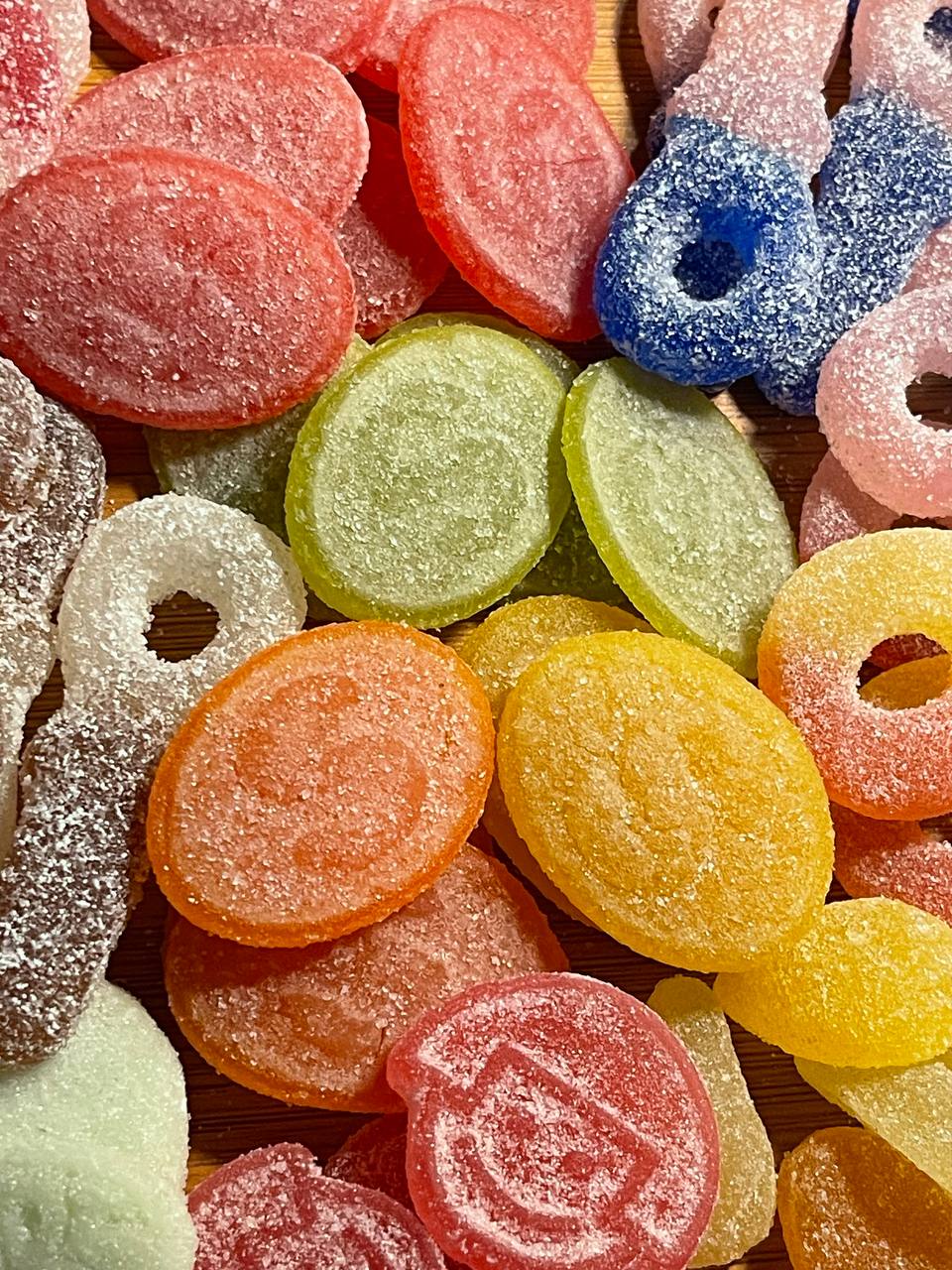 Colorful Swedish gummy candy